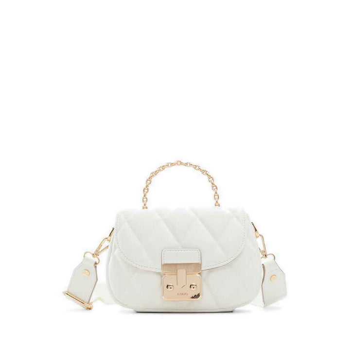 ALDO ALAERIEL WOMEN TOP HANDLE BAG - WHITE