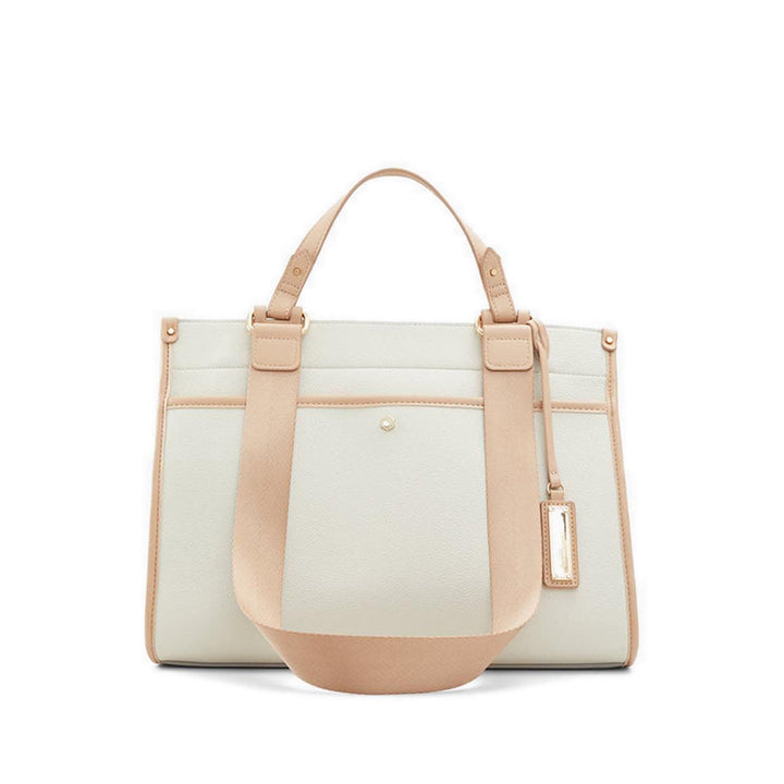 ADALIMA WOMEN TOP HANDLE BAGS - LIGHT BROWN