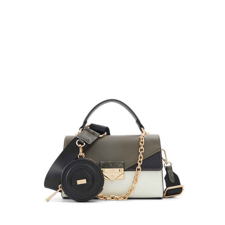 ALDO YOURA WOMEN TOP HANDLE BAG - KHAKI
