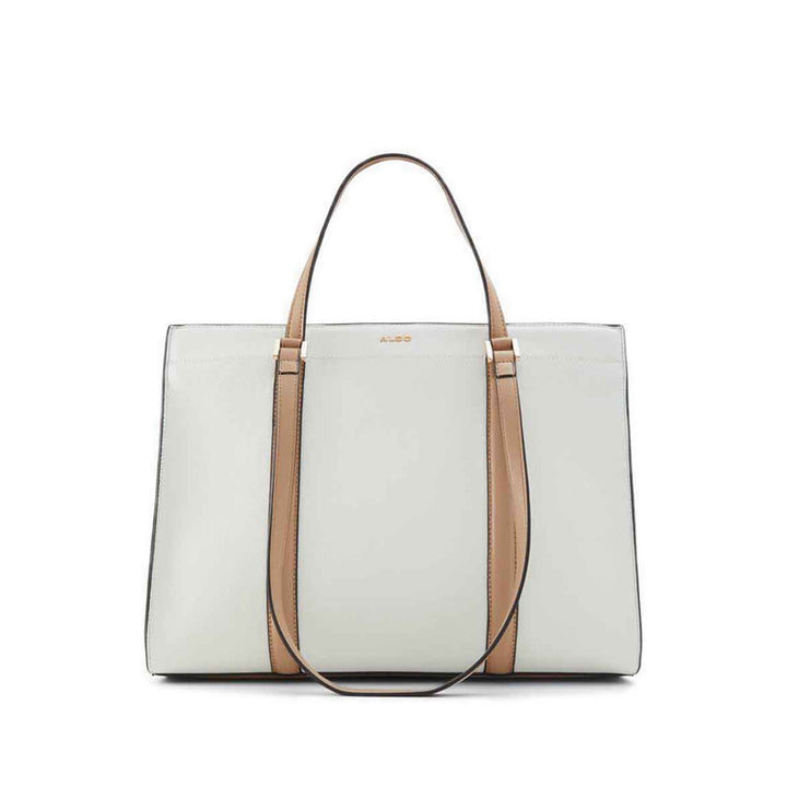 Aldo Ninetofive Women Tote Bag - White Combo