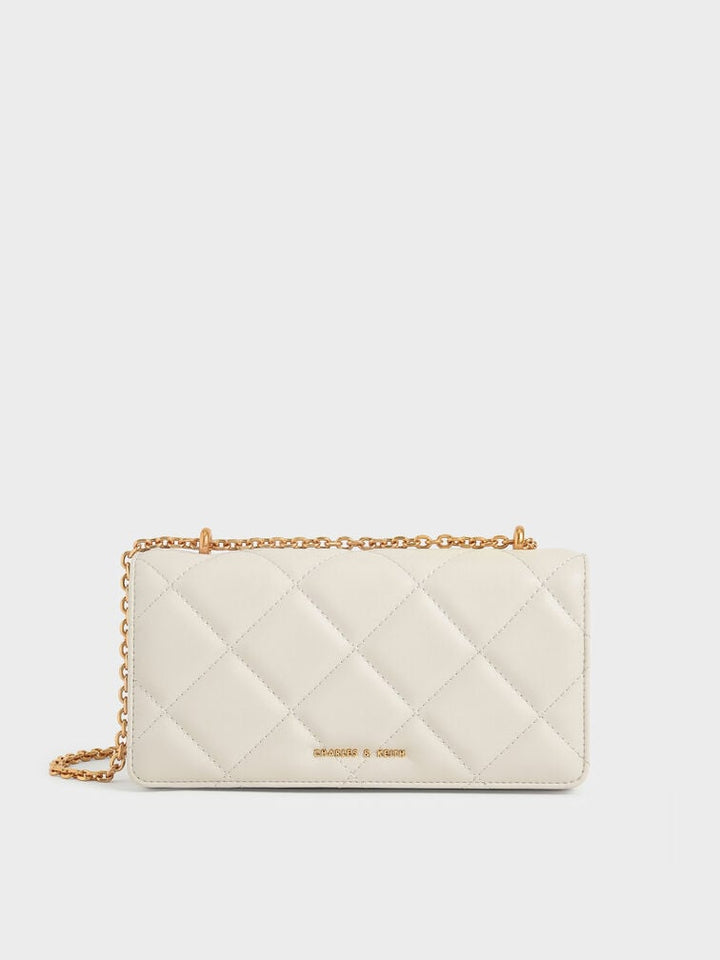 Charles & Keith Paffuto Quilted Wallet On Chain