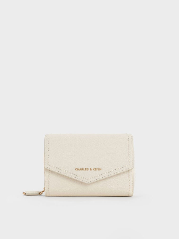 Charles & Keith Stitch Trim Envelope Wallet