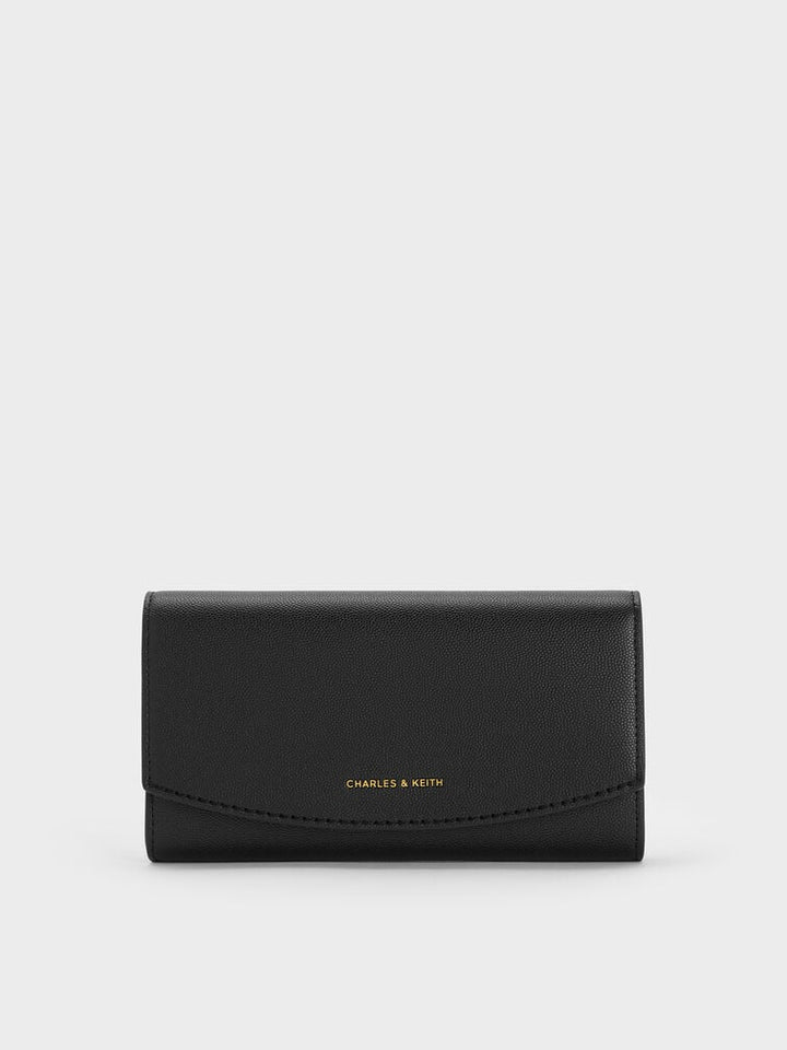 Charles & Keith Briony Curved Flap Long Wallet