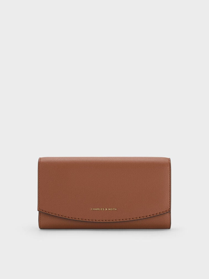 Charles & Keith Briony Curved Flap Long Wallet