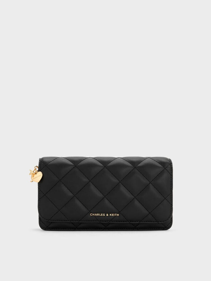 Charles & Keith Arrietty Quilted Wallet On Chain