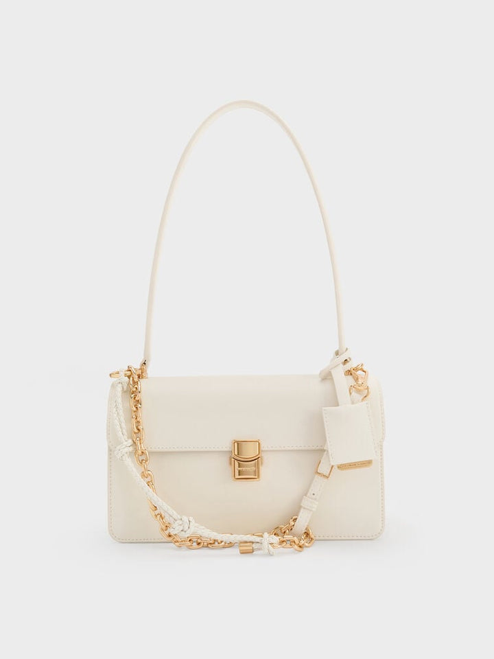 Charles & Keith Acelynn Rope-Chain Shoulder Bag