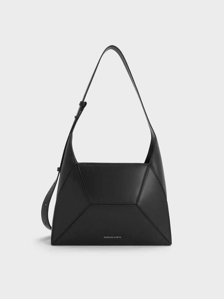 Charles & Keith Nasrin Geometric Hobo Bag