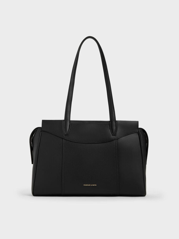 Charles & Keith Raon Canvas Tote Bag