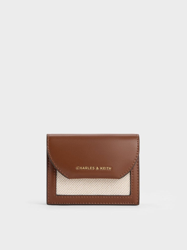 Charles & Keith Enola Canvas Small Wallet