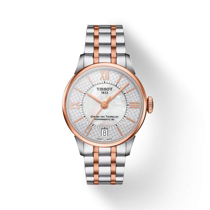 Tissot Chemin des Tourelles Powermatic 80 Lady (Model - T099.207.22.118.01) - Cocotree